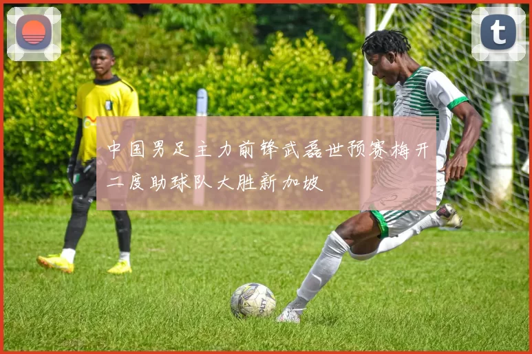 中国男足主力前锋武磊世预赛梅开二度助球队大胜新加坡