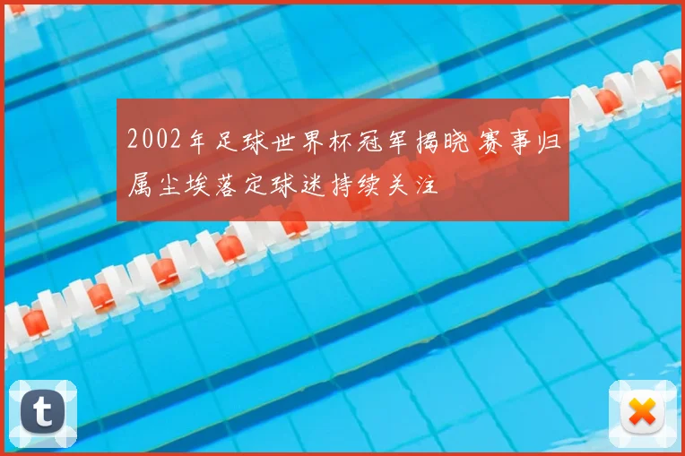 2002年足球世界杯冠军揭晓 赛事归属尘埃落定球迷持续关注